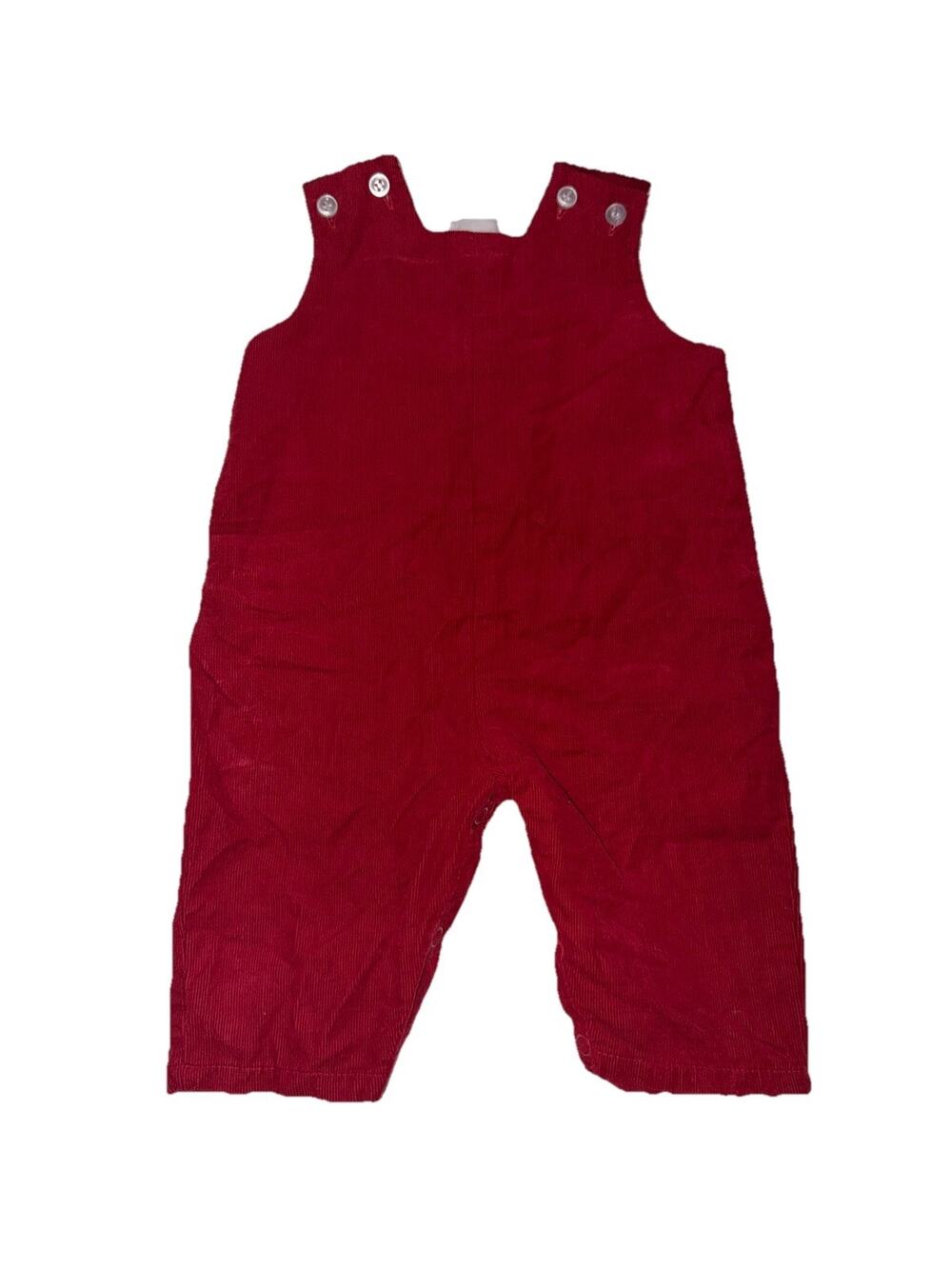 Bailey Boys Kids Red Corduroy Longalls Overalls 3 Months